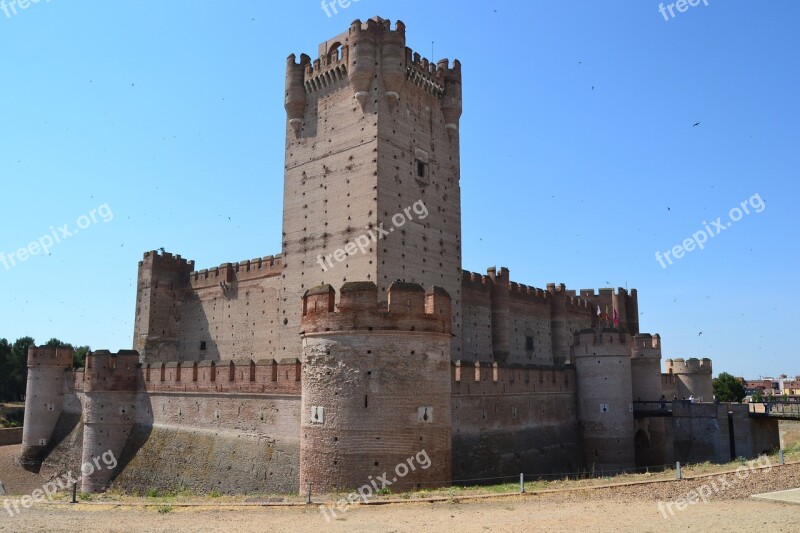 Castle Tower Architecture Spain Castilla