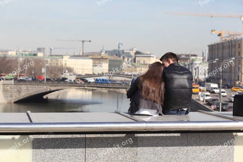 Moscow The Moscow River Russia Sweethearts River