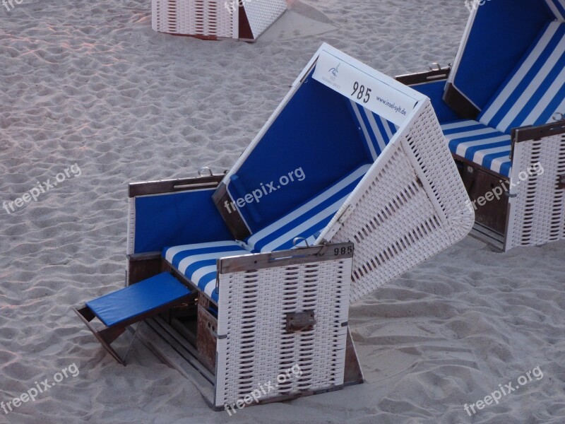 Beach Chair Sand Sylt Clubs Beach