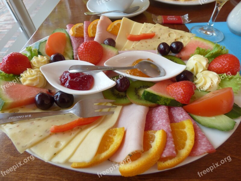 Breakfast Cold Cuts Decoration Eat Vitamins