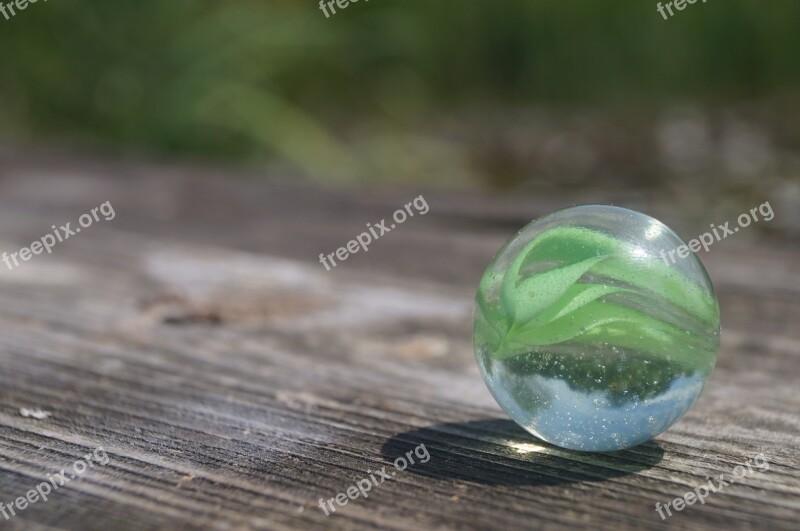 Marble Glass Ball Colorful Round Glass