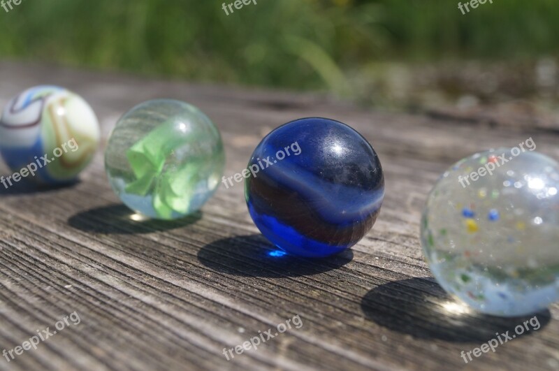 Marbles Glaskugeln Colorful Round Glass