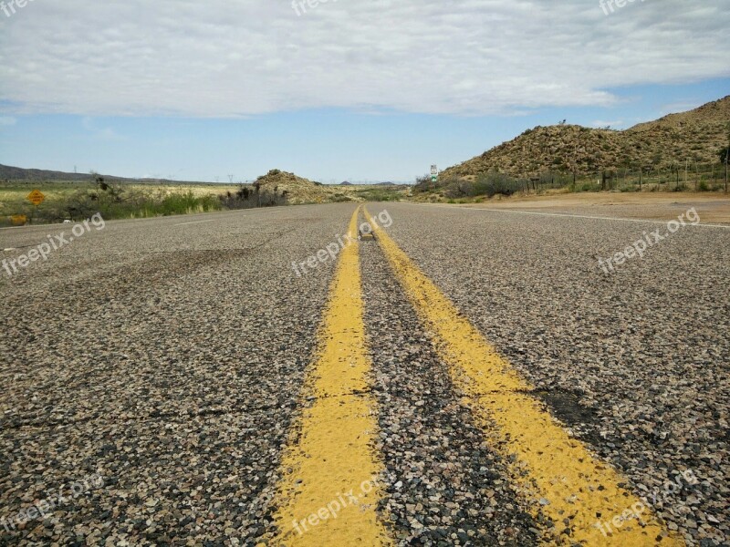 Road Line Mark Yellow Free Photos