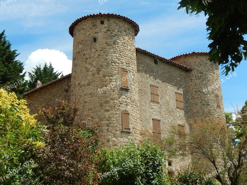 Stronghold Village Field Old Building Stones Free Photos