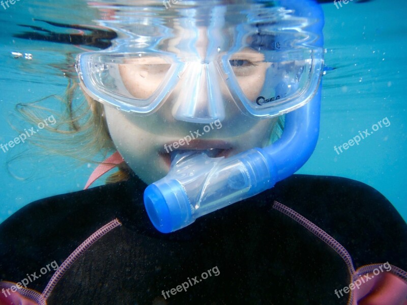 Snorkelling Swimming Summer Mask Underwater