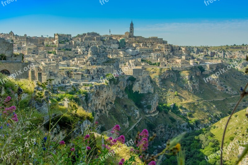 Matera Italy Atmosphere Scenery View