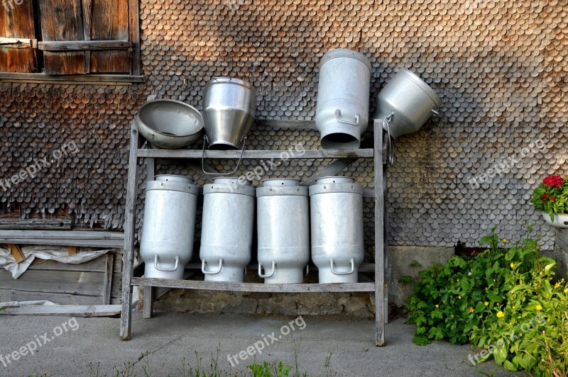 Milk Can Farmhouse Wall Structure Window Shutter