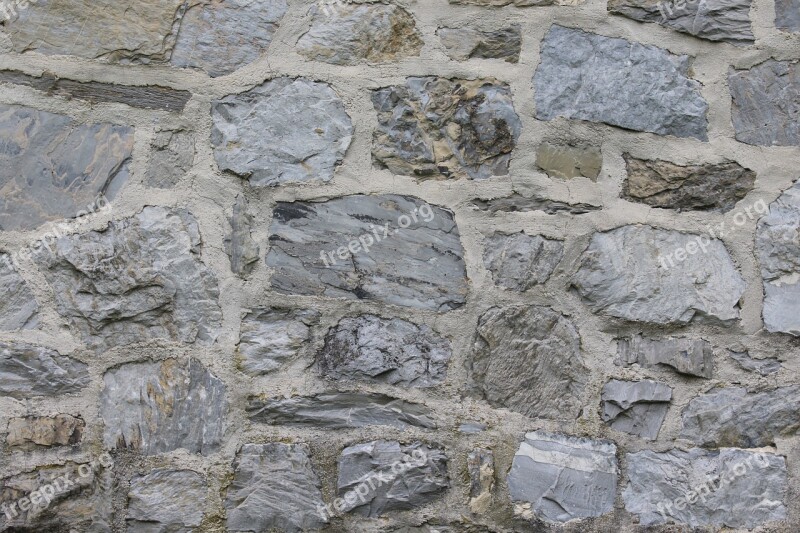 Stone Building Wall Exterior Gray