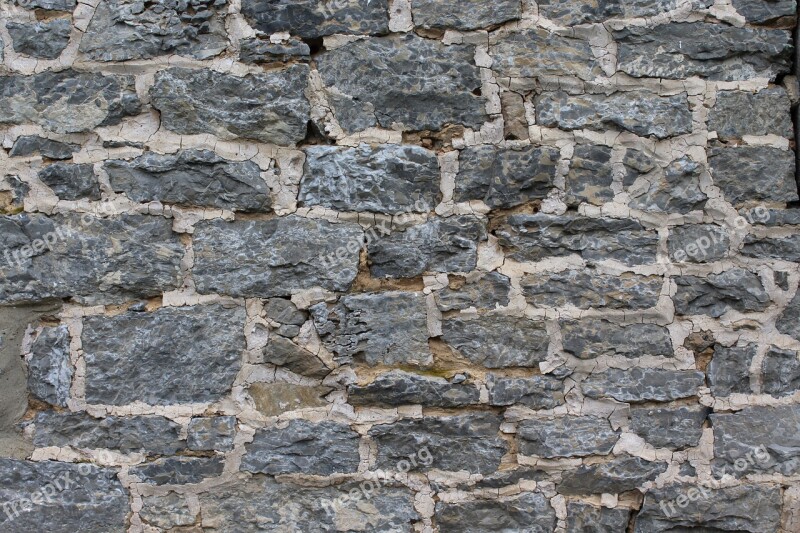 Stone Building Wall Exterior Gray