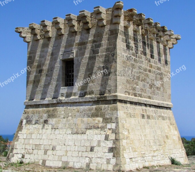 Cyprus Perivolia Rigena's Tower Medieval Fortress