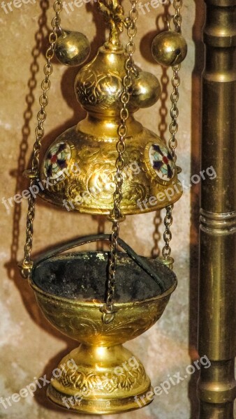 Censer Religion Burner Faith Christianity