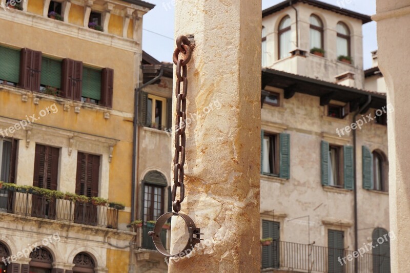 Verona Italy Punishment Penalty Shackles