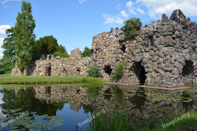 Ruin Nature Water Landscape Old