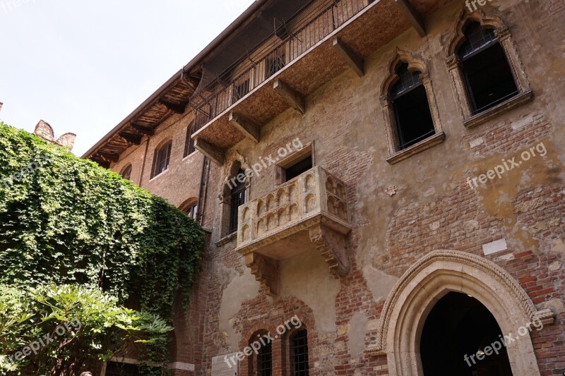 Verona Italy Casa Di Giulietta Romeo And Juliet Historic Center