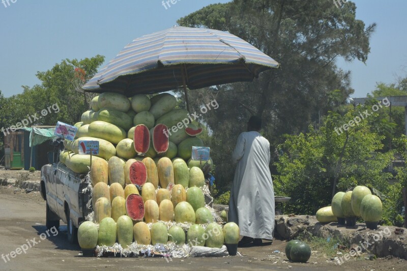 Watermelon Market Street Grocery Street Shop