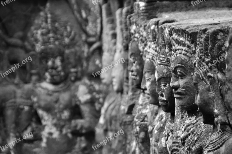 Angkor Cambodia Temple Complex Asia Temple