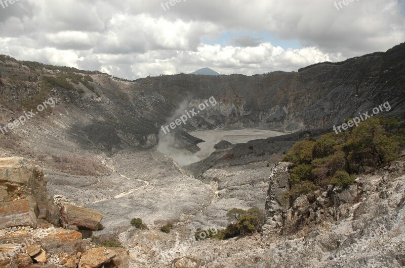 Crater Mountain Landscape Volcano Hiking