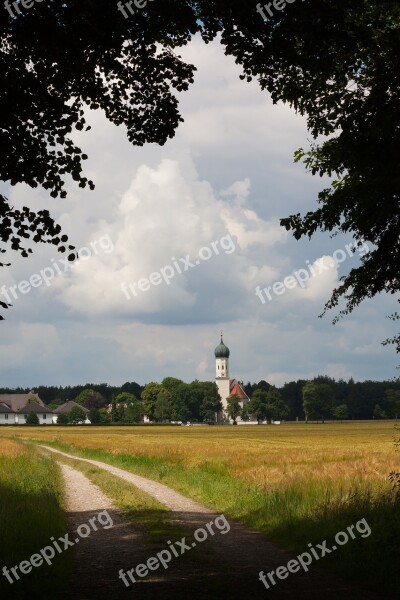 Church St Ottilie Möschenfeld Hamlet Community