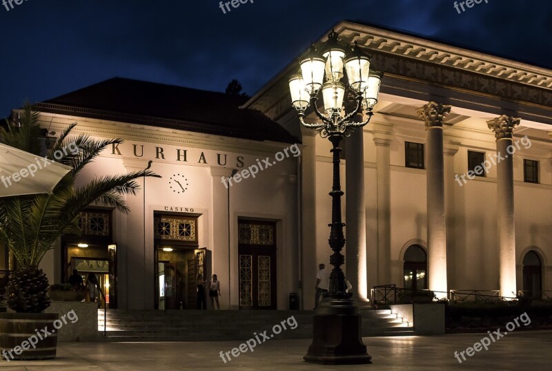 Baden Baden Kurhaus Casino Tourism Summer