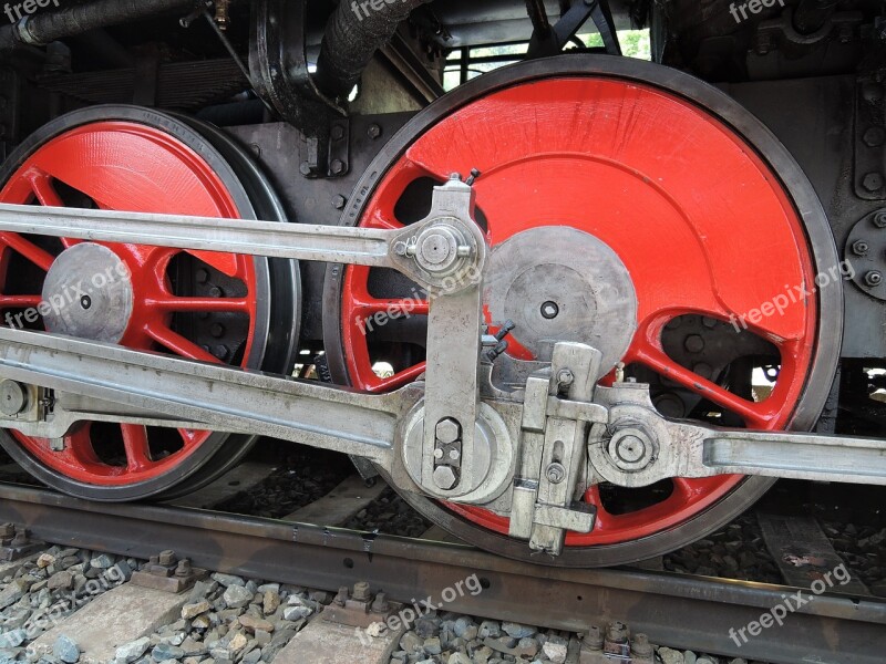 Locomotive Train Wheels Railway Steam Locomotive