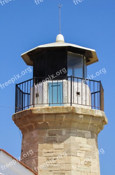 Lighthouse Tower Architecture Cyprus Perivolia