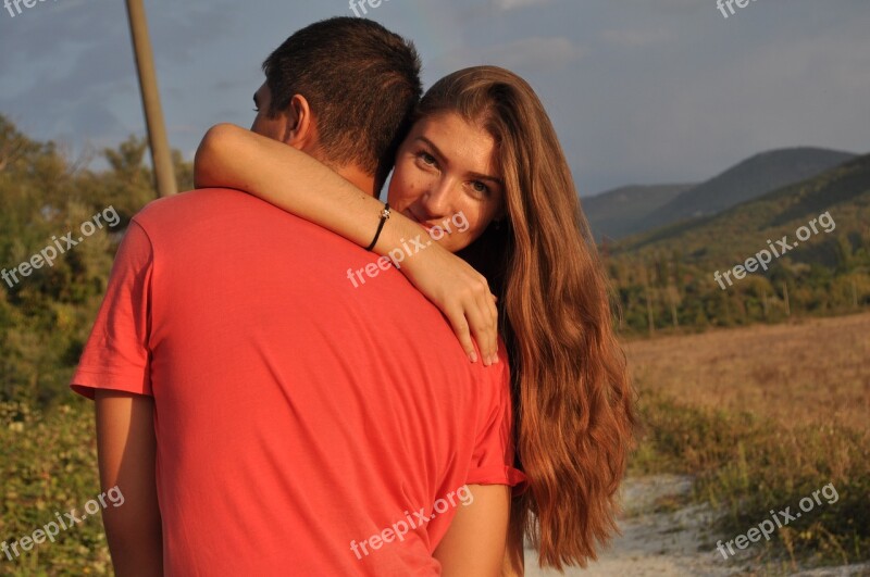 Love Nature Couple Outdoors Happiness