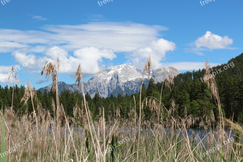 Hintersee Berchtesgaden Landscape Lake Upper Bavaria