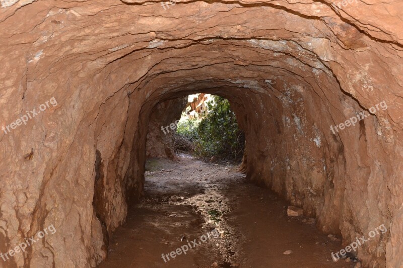 Tunnel Abandoned Mine Iron Hill Andalusia Iron