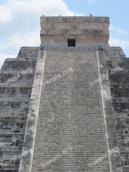 Chichen Itza Historical Mayan Mexico Archeology