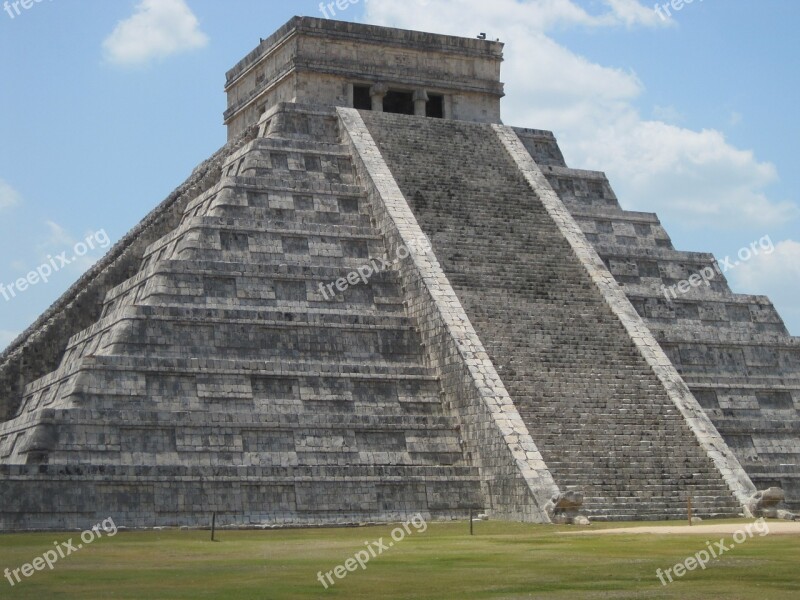 Chichen Itza Historical Mayan Mexico Archeology