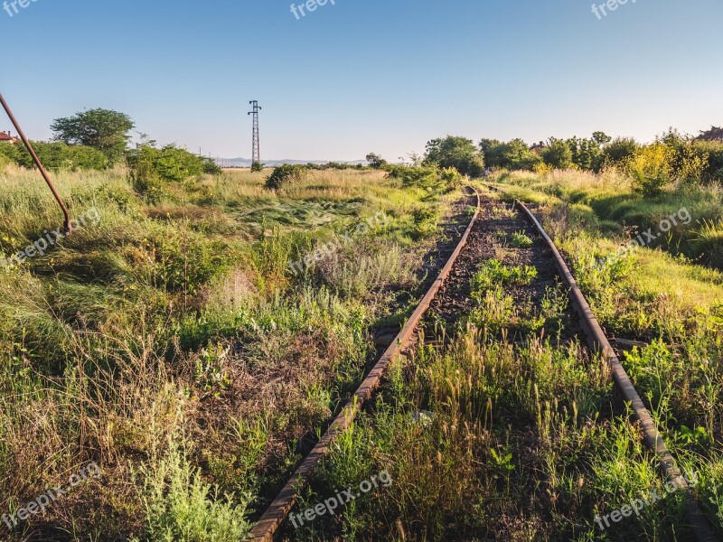 Railway Rail Track Transport Transportation