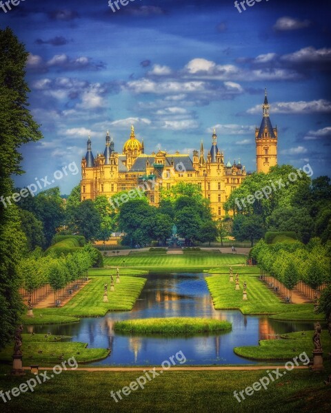 Castle Schwerin Schwerin Castle State Capital Architecture