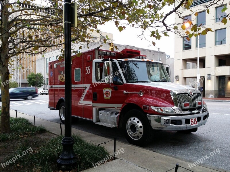 Bfd Baltimore Fire Ambulance Medical