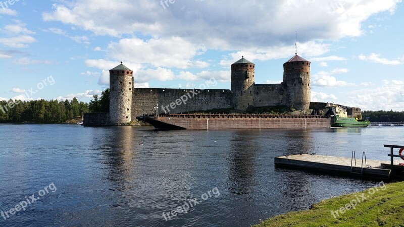 Savonlinna Moated Castle Opera Festival Free Photos