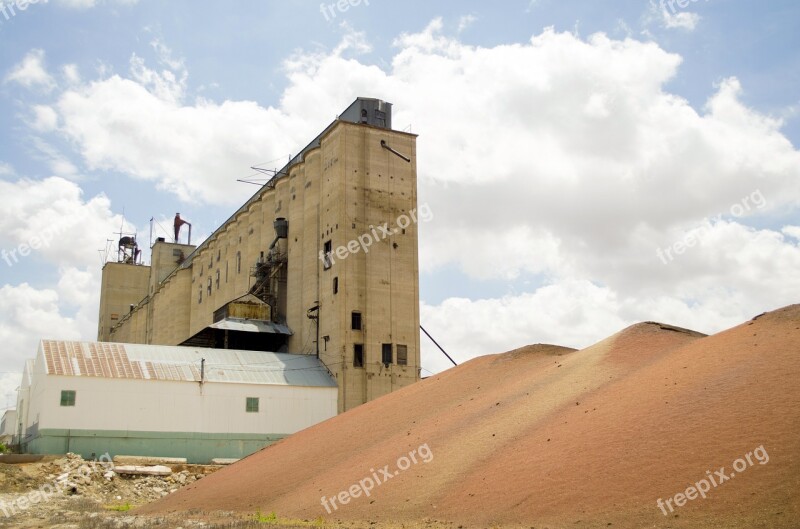 Industry Silo Grain Cotton Texas