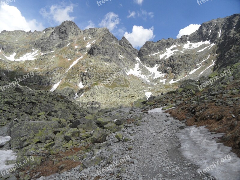 Rysy Mountains Mountain Tatra Mountains Nature