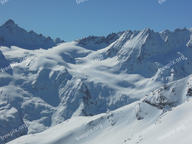 Gran Paradiso Mountains Ski Mountaineering Alps Free Photos