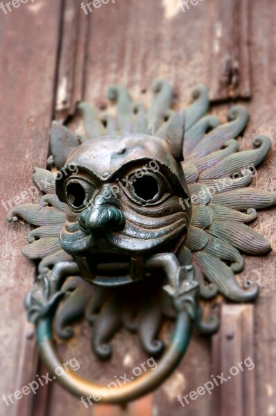 Door Knocker Door Face Metal Knocker