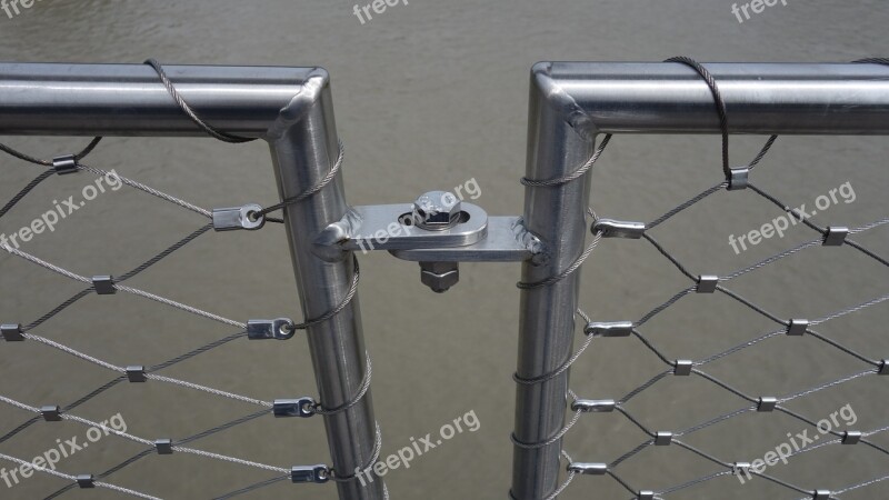 Wire Pipes Railing Bridge Railing Regularly