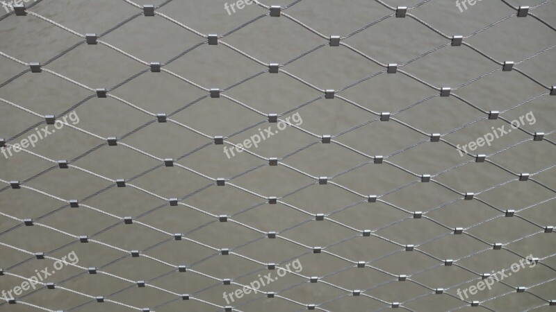 Wire Railing Bridge Railing Regularly Pattern