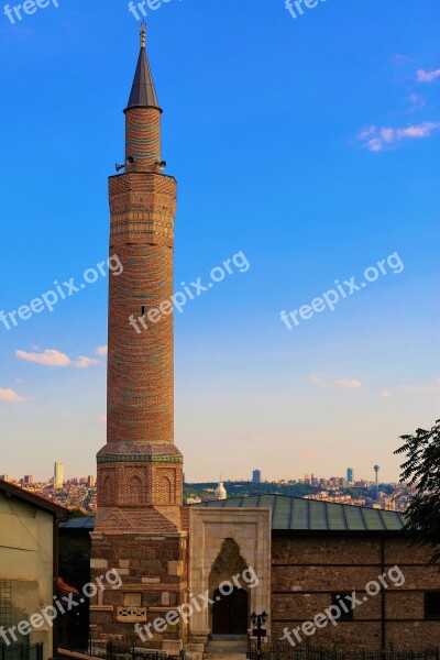 Cami Minaret Religion Islam City