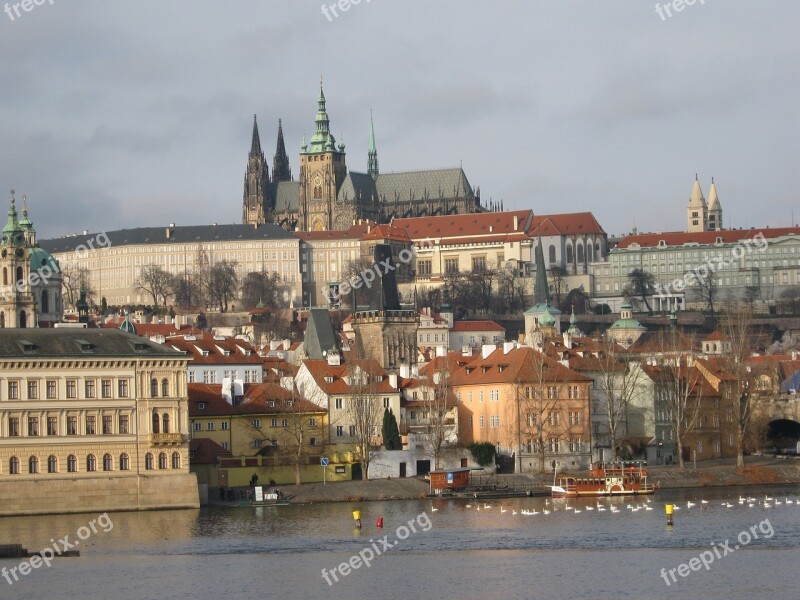 Prague Prague Castle City Historically Castle