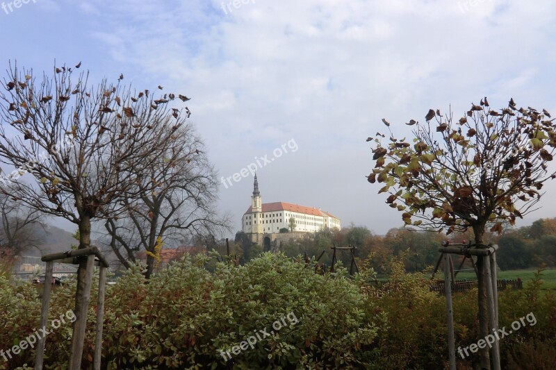 Czech Republic Decin Castle Decin Monument