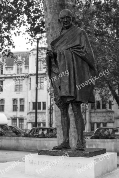 Mahatma Gandhi Parliament Square Westminster London Gandhi