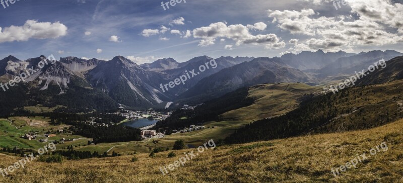 Panorama Landscape Sky Nature Hiking