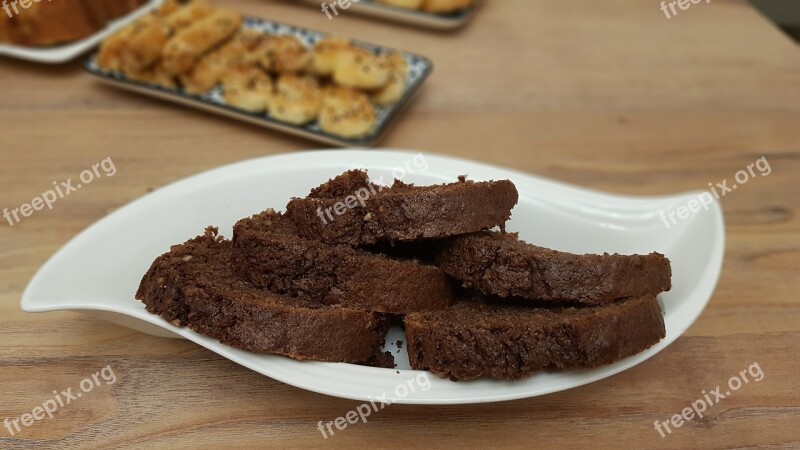 Chocolate Cake Cake Guest Tea Time Delicious