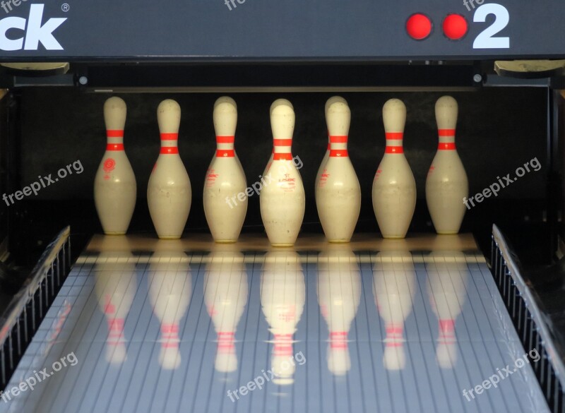 Bowling Cone Pin Bowling Alley Free Photos