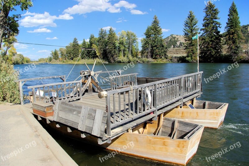 Bill Menor's Ferry Ferry Snake River Power