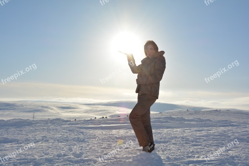 North Russian North Snow Winter Russian Winter