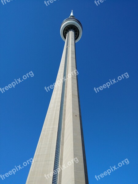 Toronto Canada Cn Tower Landmark